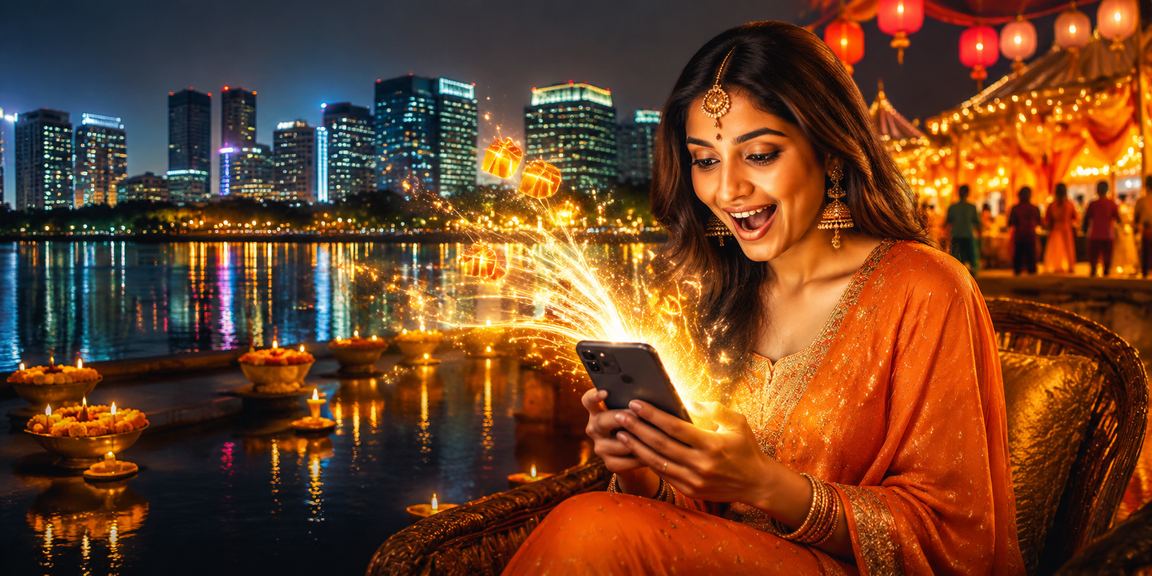 Live IPL cricket betting scene in an Indian city market at night